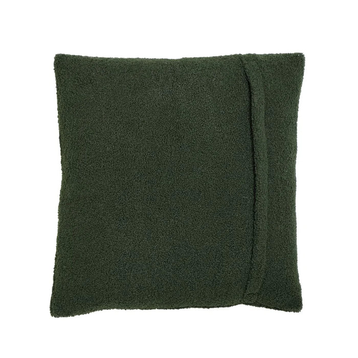 Teddy Cushion Dark Olive Green (45x45cm)