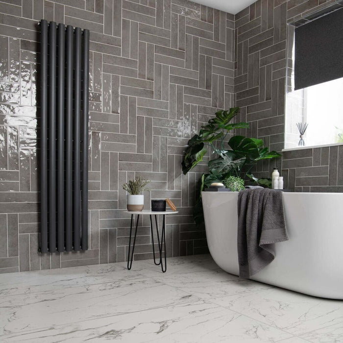 Asly Grey - Gloss Tiles (75x300x10mm)
