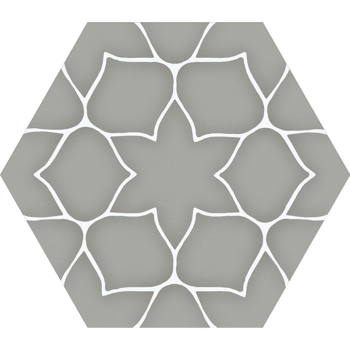 Kerala Hex Grey - Satin Tiles (285x330x9mm)