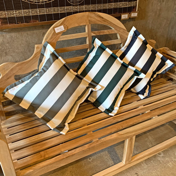 Outdoor Cushion - Navy Stripe Oxford (50x50cm)
