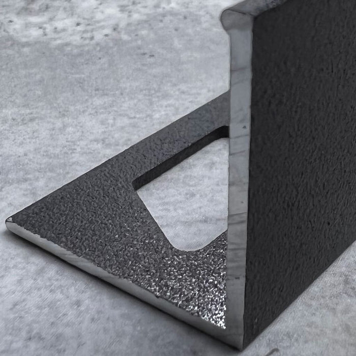 Anthracite Square Edge Tile Trim (22.5mm x 2.4m)