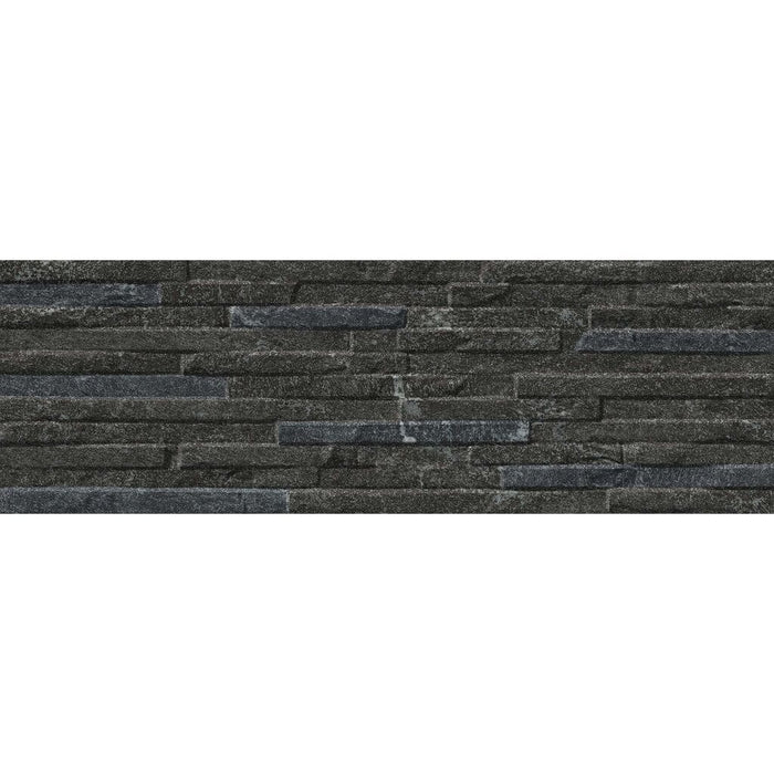 Behobia Black - 3D Textured Tiles (170x520x14mm)