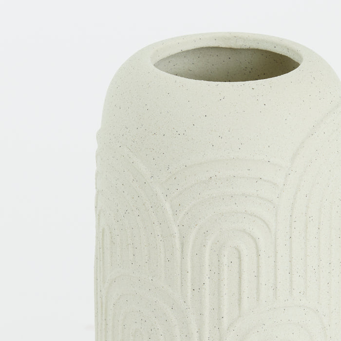 Diego Ceramics Cream Vase (27.5cm)