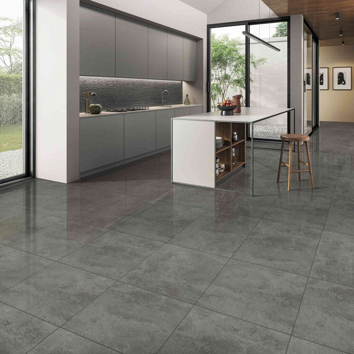 Exclusive Grey - Lappato Tile (600x600x9mm)