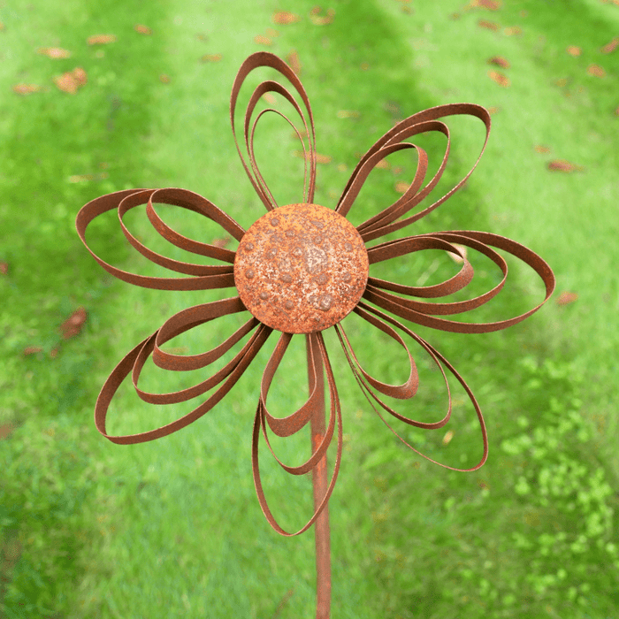 Garden Oxidized Flower Stake