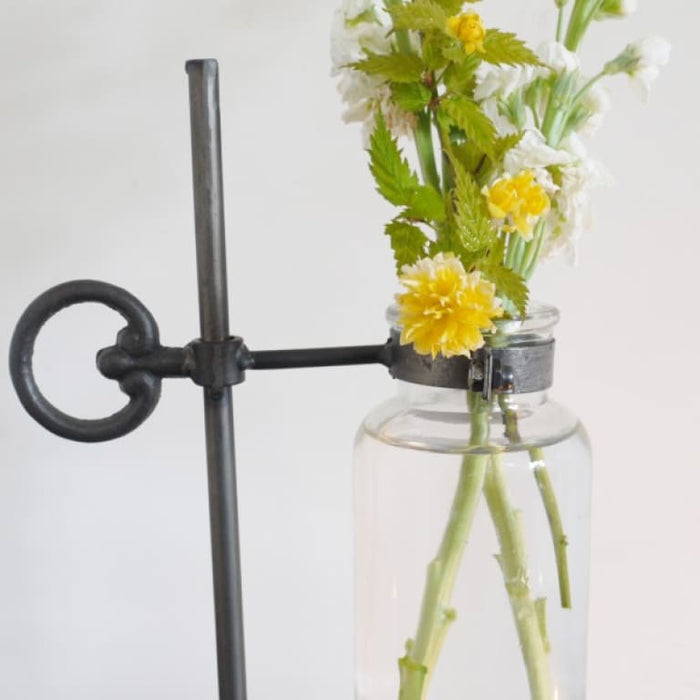 Industrial Flower Display Holder