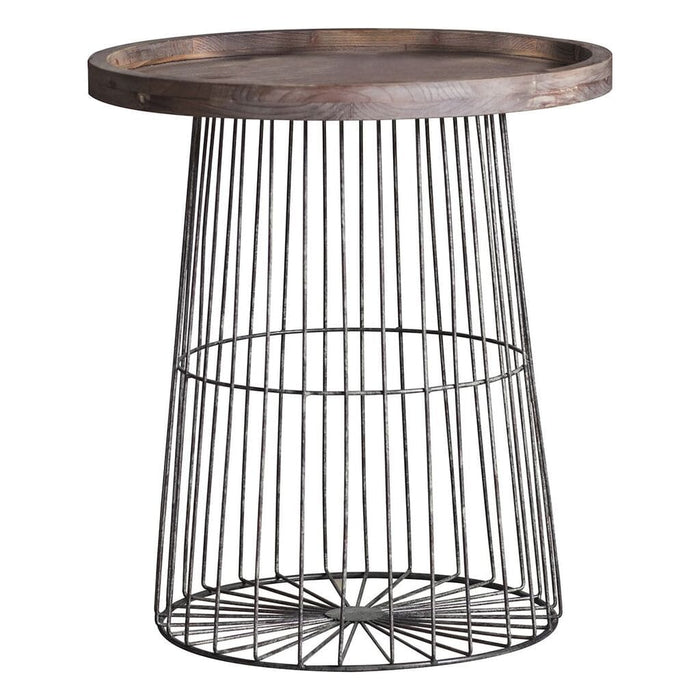 Menzies Wood & Wire Side Table
