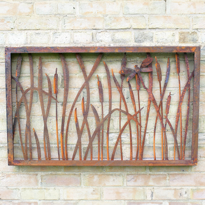 Metal Rustic Garden Wall Decoration (Large)