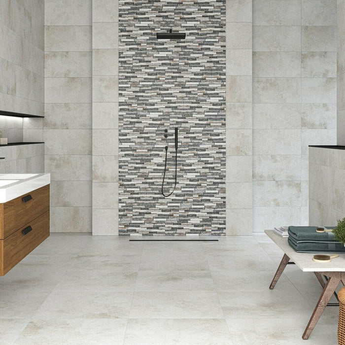 Metallique Blanco - Lappato Tiles (300x600x10mm)