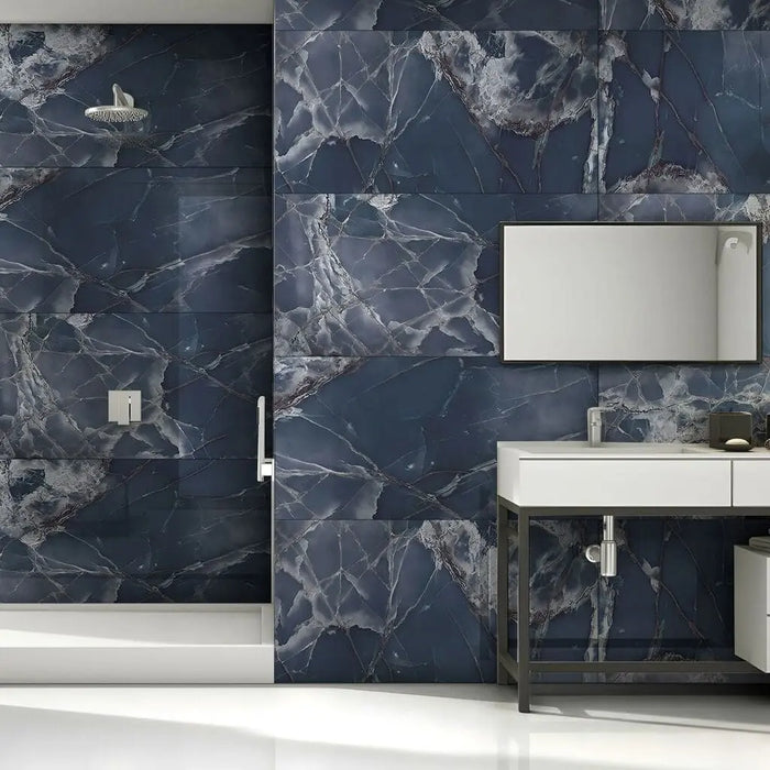 Onyx Blue - Polished Tile (600x1200x9mm)