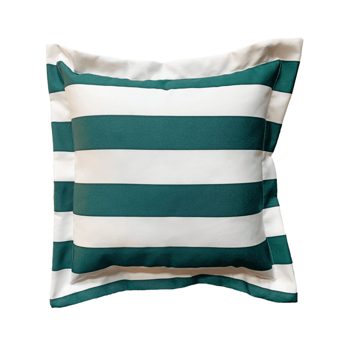 Outdoor Cushion - Green Stripe Oxford (50x50cm)