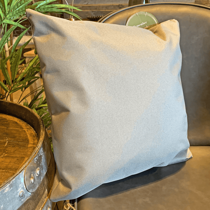 Outdoor Cushion - Plain Light Grey (43x43cm)