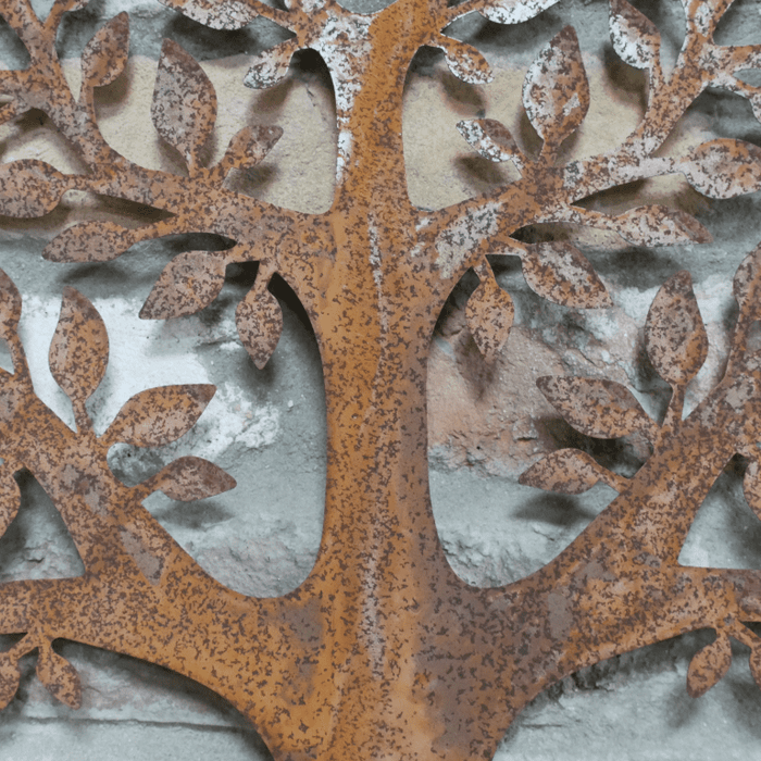 Rustic Leafy Tree Wall Decoration