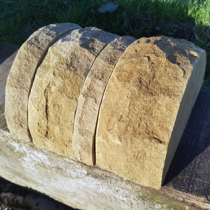 Stone UK Abbeystead Sawn Half Round Toppers