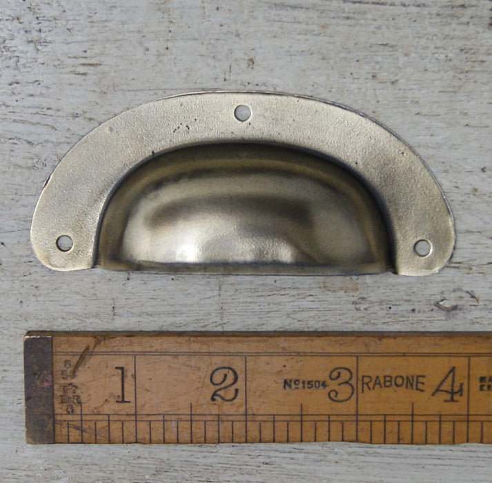 Cup Handle Basic Design 96mm Antique Brass - South Planks