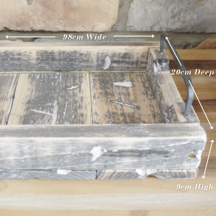 Rustic Wooden Tray - South Planks
