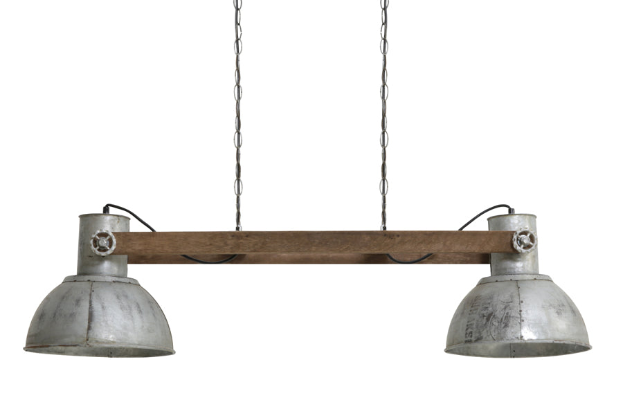 Industrial Double Pendant Hanging Light - South Planks