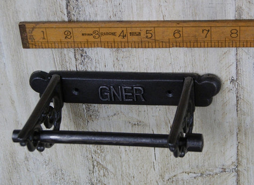 GNER Toilet Roll Holder 180mm Antique Iron - South Planks
