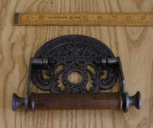 Crown Fixture Toilet Roll Holder Antique Iron - South Planks