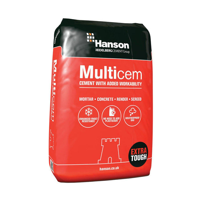 Hanson Multicem Cement 25kg Bag - South Planks