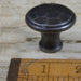Hammered Top Knob 35mm Waxed Antique Iron - South Planks