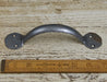Hand Forged Round End Pull Handle 180mm Antique Iron - South Planks