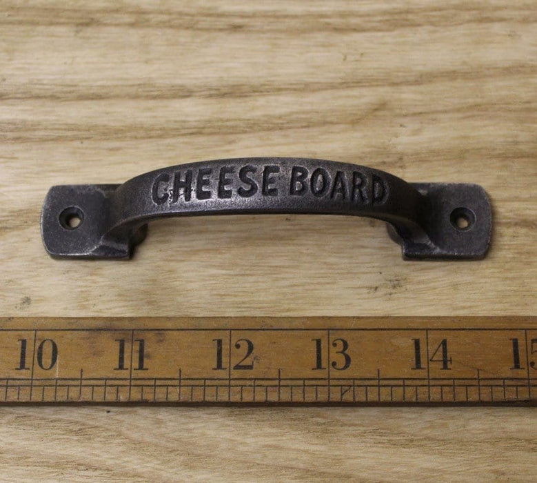 Cheese Board Square D Handle 120mm Antique Iron - South Planks