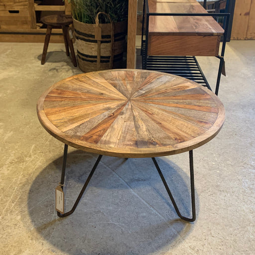 Circular Wooden Coffee Table - South Planks
