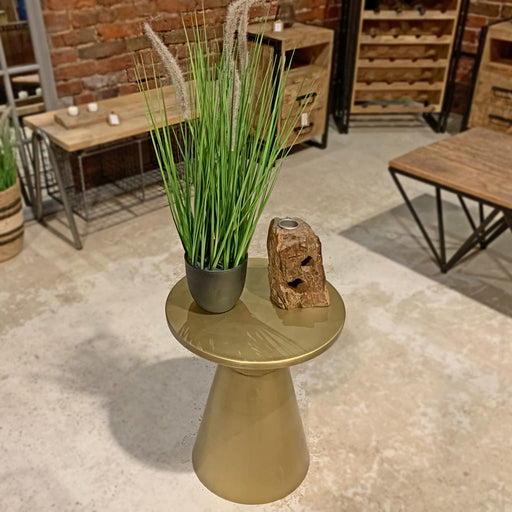 Brass Round Side Table - 40 cm - South Planks