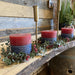 Rustic Pillar Candle Lipstick - Red 100x100mm - South Planks