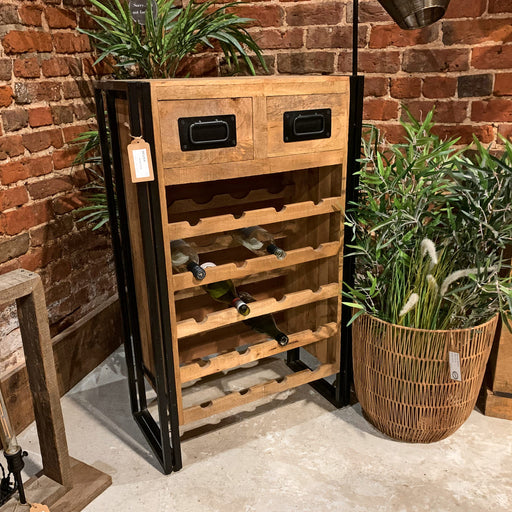 Rustic Twenty Bottle Wine Cabinet - South Planks