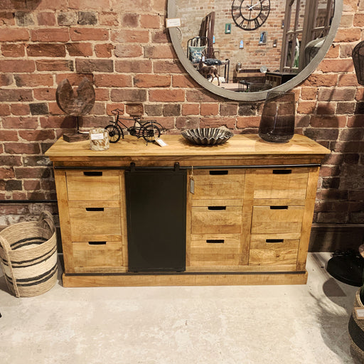 Rustic Industrial Sideboard Cabinet - South Planks