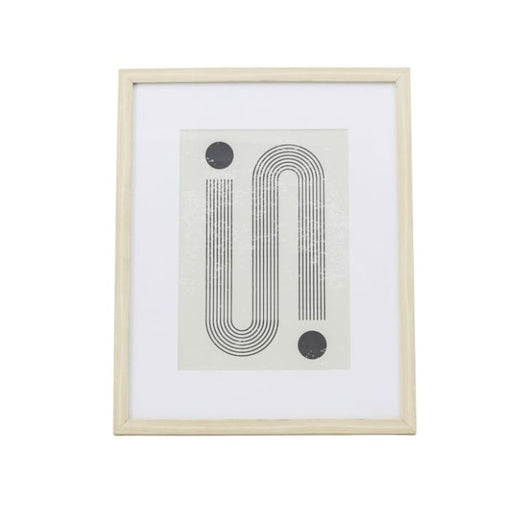 Circuit Line Drawing Framed Art - South Planks