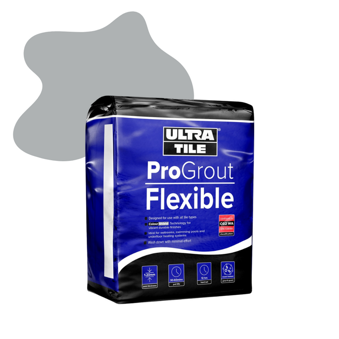 Ultra Tile ProGrout Flexible Silver Grey