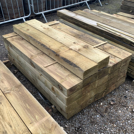 Treated Softwood Sleepers 1.6m x 200mm x 100mm - South Planks