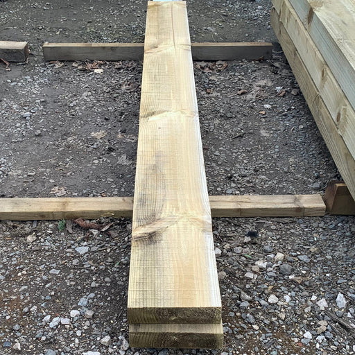 Treated Softwood Sleepers 2.4m x 200mm x 50mm - South Planks