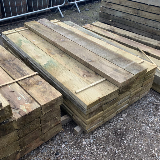 Treated Softwood Sleepers 2m x 200mm x 50mm - South Planks