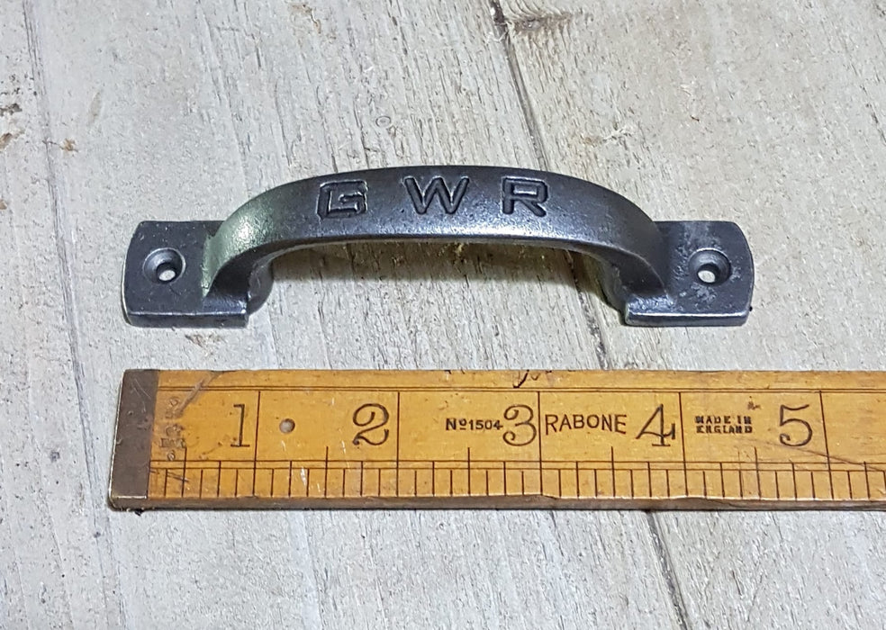 GWR Square D Handle 120mm Antique Iron - South Planks