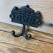Robe Hook GWR 110mm x 130mm Antique Iron - South Planks